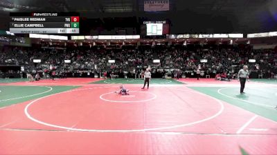 55 lbs Cons. Round 3 - Ellie Campbell, PWCA vs Paislee Redman, TVG1