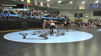 125 lbs Cons. Semi - Keylee Holloway, South Tama vs Layla Webb, South Tama