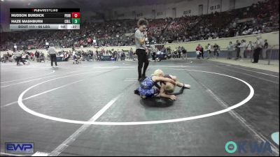 66 lbs 5th Place - Hudson Burdick, Perry Wrestling Academy vs Haze Mashburn, Collinsville Cardinal Youth Wrestling