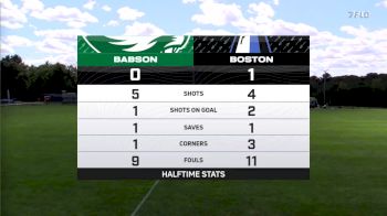Replay: UMass-Boston vs Babson | Aug 30 @ 1 PM