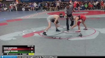 D 2 113 lbs Cons. Round 3 - Evan Shepherd, Belle Chasse vs Parker Richard, Comeaux