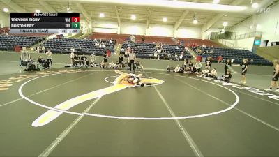 85 lbs Finals (2 Team) - Treyden Rigby, Wasatch vs Boston Fry, Sanderson Wrestling Academy