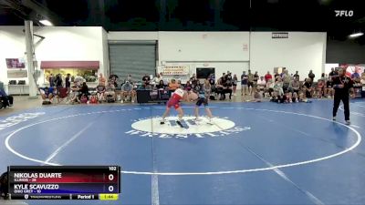 102 lbs Semis & 3rd Wb (16 Team) - Nikolas Duarte, Illinois vs Kyle Scavuzzo, Ohio Grey