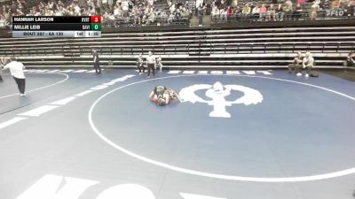 6A 130 lbs Semifinal - Millie Leib, Davis vs Hannah Larson, Riverton
