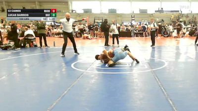 132 lbs Round Of 16 - CJ Caines, Mat Assassins - HSB vs Lucas Barrios, Team Shutt Weaver - HSB