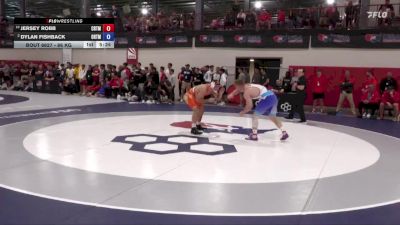 86 kg Quarters - Jersey Robb, Cowboy RTC/ Titan Mercury Wrestling Club (TMWC) vs Dylan Fishback, Ohio RTC/ Titan Mercury Wrestling Club (TMWC)