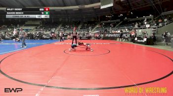 67 lbs Consi Of 16 #2 - Wiley Derby, Minnesota Elite vs Daxon Bench, Young Guns