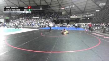 Boys 2A 120 lbs Cons. Semi - Israel Garibaldi, Ridgefield vs Damian Fernandez, Burlington-Edison