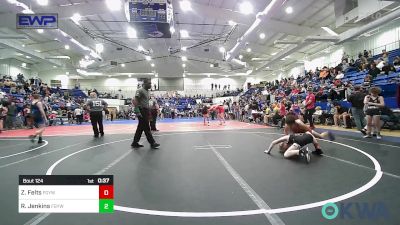 80 lbs Consi Of 8 #2 - Zachariah Felts, Fort Gibson Youth Wrestling vs Rylan Jenkins, Fort Gibson Youth Wrestling