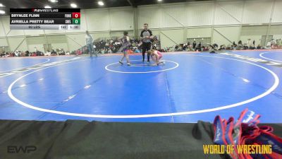 90 lbs Rr Rnd 1 - Brynlee Flinn, Funky Singlets K-6 vs Avriella Pretty Bear, Shelton Wrestling Academy K-6