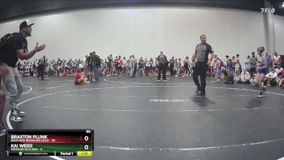 90 lbs Finals (2 Team) - Braxton Plunk, Backyard Brawlers Gold vs Kai Weiss, Missouri Outlaws