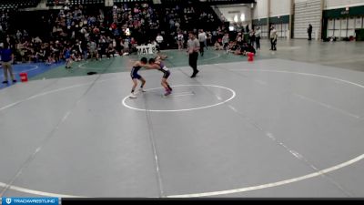 65 lbs Round 2 (8 Team) - Wyatt McDermott, G.I. Grapplers vs Cristian Verduzco, Kearney Matcats - Blue