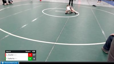 55 lbs Round 2 (8 Team) - Landyn Coufal, Midwest Destroyers vs Talyn Saferite, Phillipsburg