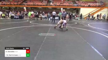 52 lbs Consolation - Sebastian Gonzales, Shakopee Mat Club vs Wyatt Martinmaas, Governor Wrestling