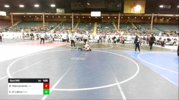 123 lbs Rr Rnd 1 - Brailyn Manzanares, Los Alamos Hawks vs Elijah Avis-Labus, New Mexico Royalty