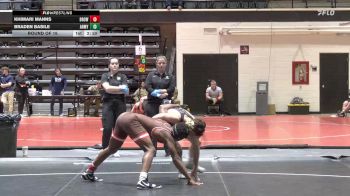 141 lbs Round Of 16 - Khimari Manns, Brown vs Braden Basile, Army