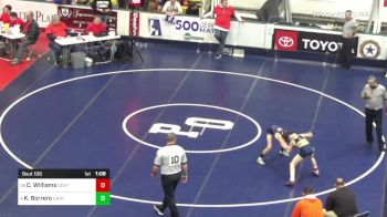 87 lbs Prelim - Rd 32 - Chase Williams, Central Bucks East vs Kamdyn Borrero, Cathedral Prep