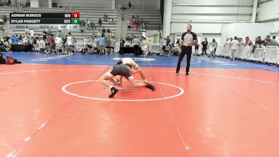 120 lbs Rr Rnd 3 - Adrian Burgos, Iron Faith Silver - HSB vs Dylan Padgett, Botetourt Training Center - HSB
