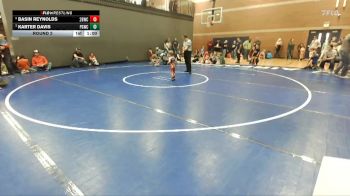 37 lbs Round 2 - Karter Davis, Pocatello Grapplers Wrestling Club vs Basin Reynolds, 208 Badgers Wrestling Club