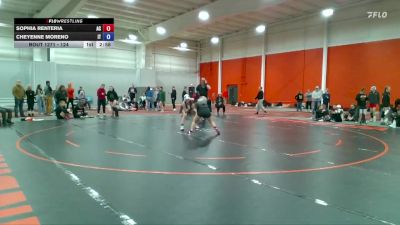 124 lbs Cons. Semi - Sophia Renteria, Adrian vs Cheyenne Moreno, Indiana Tech