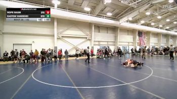 132 lbs Champ. Round 1 - Rope Baum, Spanish Fork vs Easton Vandehei, Skyridge