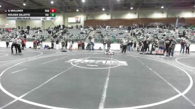 90 lbs 3rd Place - Q Mulliner, Pahranagat Valley vs Holden Gillette, 208 Spartans