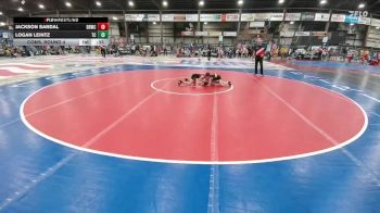 70 lbs Cons. Round 4 - Jackson Sandal, Dakota Boyz Wrestling Club vs Logan Leintz, Team Champs