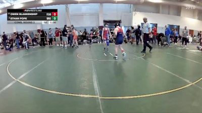 84 lbs Cons. Round 2 - Owen Blankenship, Virginia Patriots Wrestling vs Ethan Pope, Williamsburg Wrestling Club