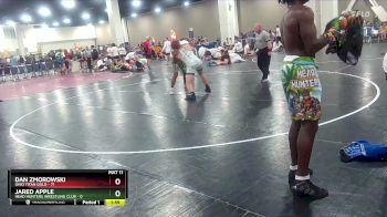 215 lbs Round 4 (6 Team) - Dan Zmorowski, Ohio Titan Gold vs Jared Apple, Head Hunters Wrestling Club