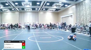 72 lbs Consi Of 16 #2 - Samerica Rialmo, Americana Jiu Jitsu Collective vs Bennett Carlson, Champions WC