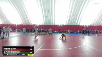 190 lbs Quarters & Wb (16 Team) - Nathan Olson, Millie Lacs vs Shawn Henderson, Cambridge-Isanti Blue