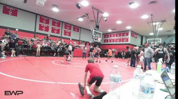 98 lbs 5th Place - Jaxon Cope, Hilldale vs Micah Campbell-Bevenue, Henryetta HS