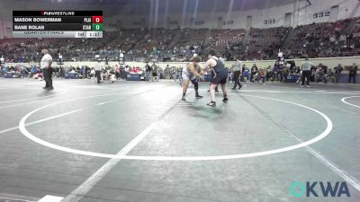 Quarterfinal - Mason Bowerman, Plainview Youth Wrestling Club vs Bane Rolan, Standfast