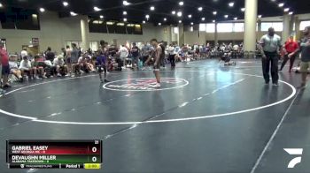 113 lbs Round 3 (6 Team) - Gabriel Easey, West Georgia WC vs Devaughn Miller, Alabama Takedown