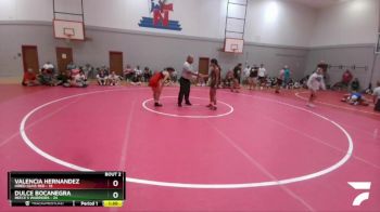 138 lbs Round 1 (6 Team) - Dulce Bocanegra, Reece`s Warriors vs Valencia Hernandez, Hired Guns Red