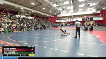 134 lbs Champ. Round 3 - Shane Takara, Irvington High School vs Ray Pacheco, Casa Grande High School