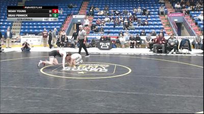 114 lbs Qtr-finals - Noah Young, State College Area vs Beau Fennick, Franklin Regional