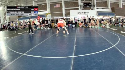 190 lbs Cons. Round 2 - Devlin Weaver, California vs Fernando Cortez, Utah