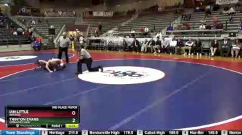 6A 132 lbs 3rd Place Match - Ian Little, Heritage vs Trinton Evans, Springdale High
