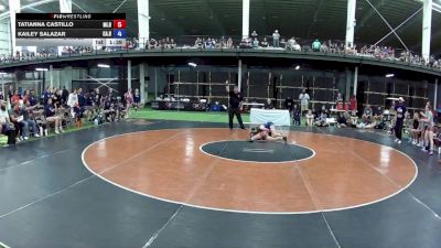 110 lbs Tatianna Castillo, Michigan Red vs Kailey Salazar, California Red