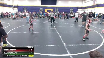 52 lbs Quarterfinal - Banks Meyers, Ninety Six Wrestling vs Isaac Aguillon, C2X