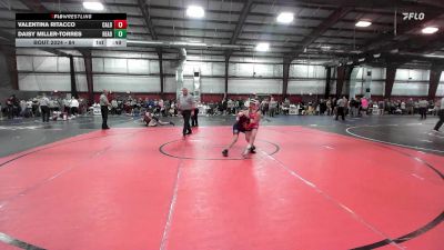 84 lbs Rr Rnd 1 - Valentina Ritacco, Caldwell vs Daisy Miller-Torres, Reading