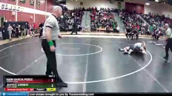 132 lbs Semifinal - Nain Garcia Perez, Desert Pines vs Justice Saribay, Palo Verde