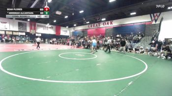 215 lbs Cons. Round 5 - Sean Flores, Montclair vs Jeremiah Alcantara, Northview