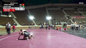 184 lbs 5th Place Match - Jacob Clark, Huntingdon vs Brock Johnson, Huntingdon