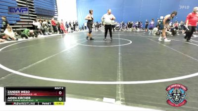 210 lbs Round 3 (4 Team) - Aiden Kircher, East Kansas Eagles Gold vs Zander Weso, Potentially Dangerous