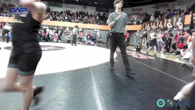 64 lbs Quarterfinal - Lamario Ramsey, Del City Little League vs Wesley Barnes, F-5 Grappling