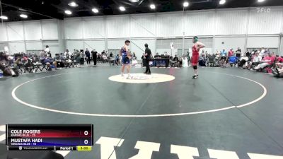 215 lbs Round 1 (8 Team) - Cole Rogers, Kansas Blue vs Mustafa Hadi, Virginia Blue