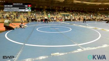 55 lbs Quarterfinal - Jax Miller, Team Tulsa Wrestling Club vs Colton Contreras, Raw Wrestling Club
