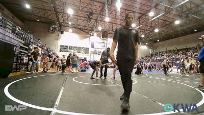 110 lbs Rr Rnd 1 - Rhett Powers, Tiger Trained Wrestling vs Michael Evans III, Tulsa Blue T Panthers